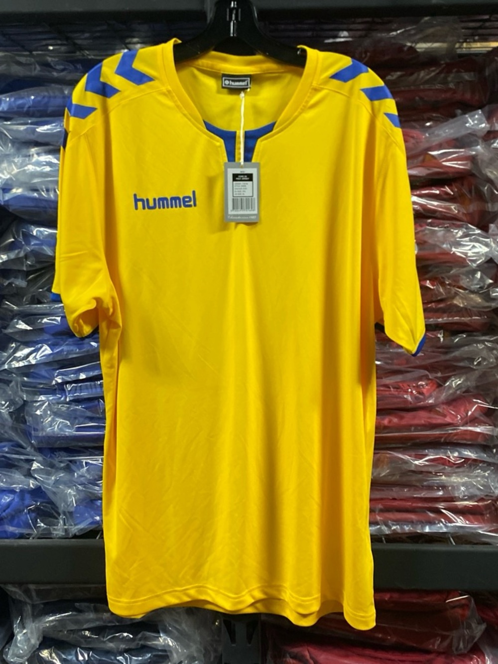 Hummel Core SS Poly Soccer Jersey White/Blue Men’s XL NWT